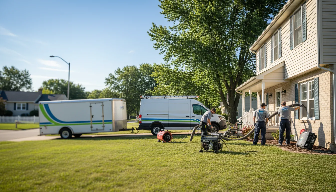 Flooded Basement Restoration And Cleanup With Repair in Union Center, WI near me
